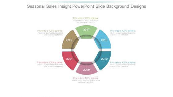 Seasonal Sales Insight Powerpoint Slide Background Designs