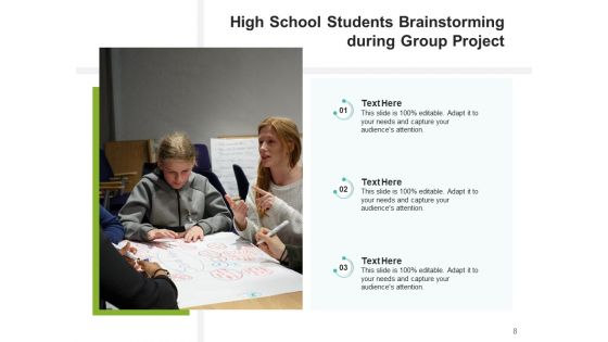 Secondary School Brainstorming Project Ppt PowerPoint Presentation Complete Deck