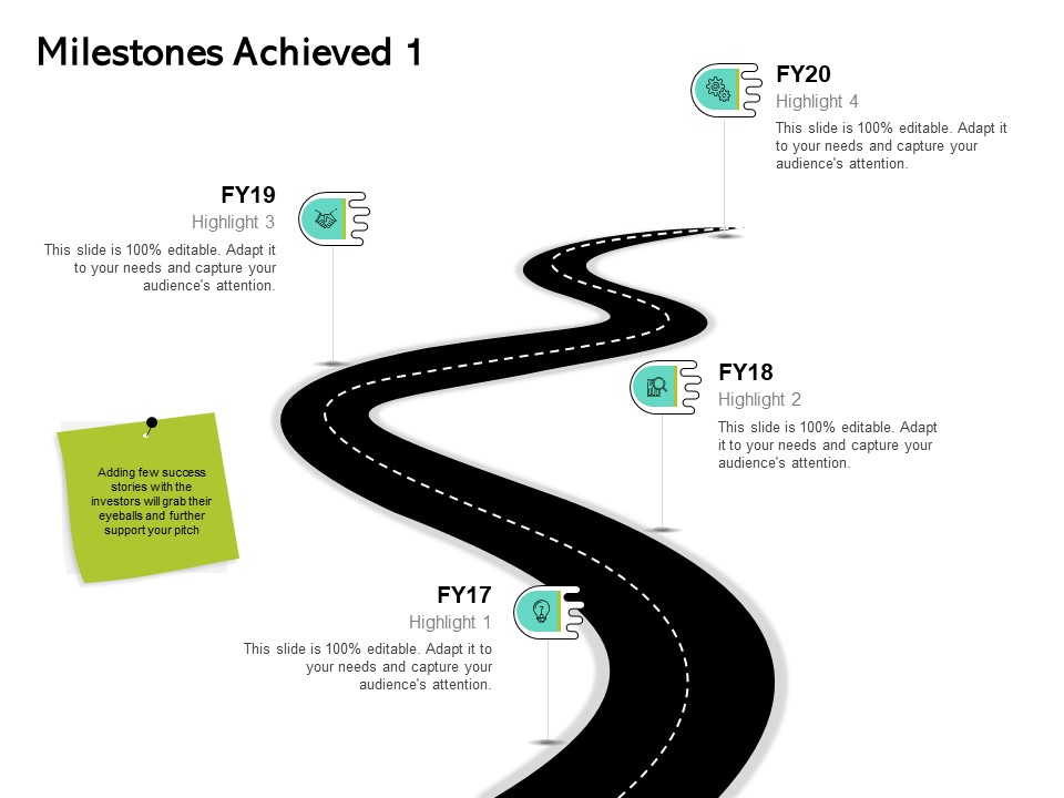 Seed Funding Pitch Deck Milestones Achieved 1 Ppt Portfolio Layout Ideas PDF