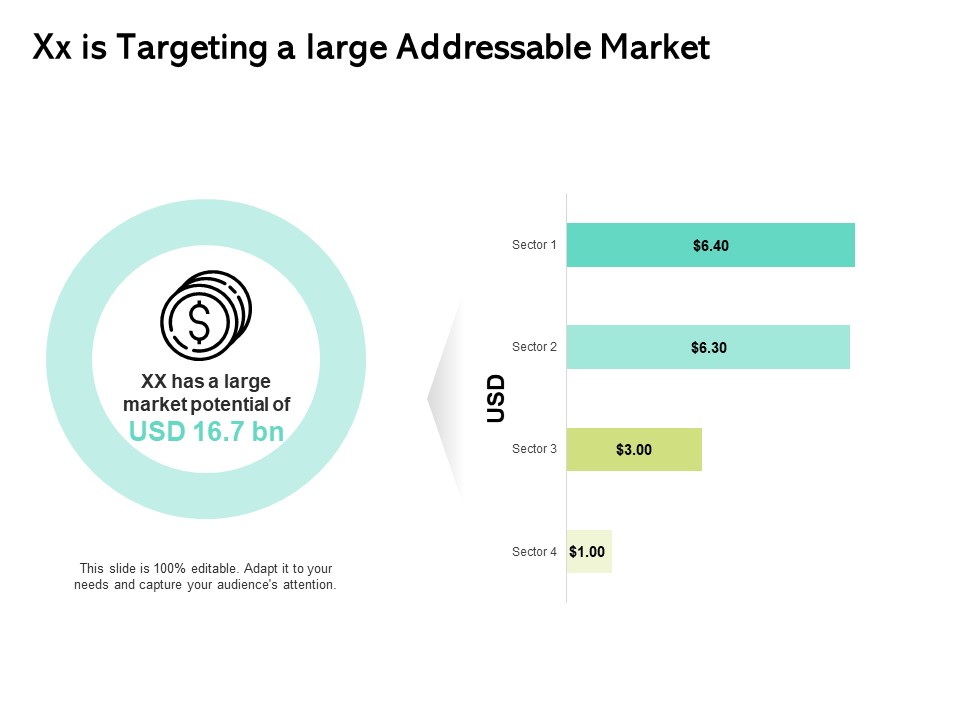 Seed Funding Pitch Deck Xx Is Targeting A Large Addressable Market Ppt Pictures Example PDF