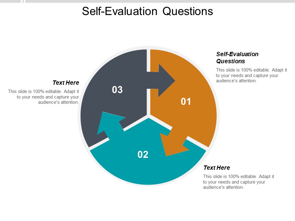 Self Evaluation Questions Ppt PowerPoint Presentation Slides Tips Cpb