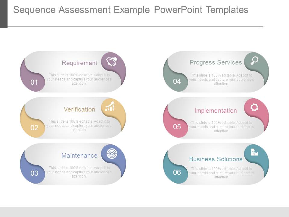 Sequence Assessment Example Powerpoint Templates