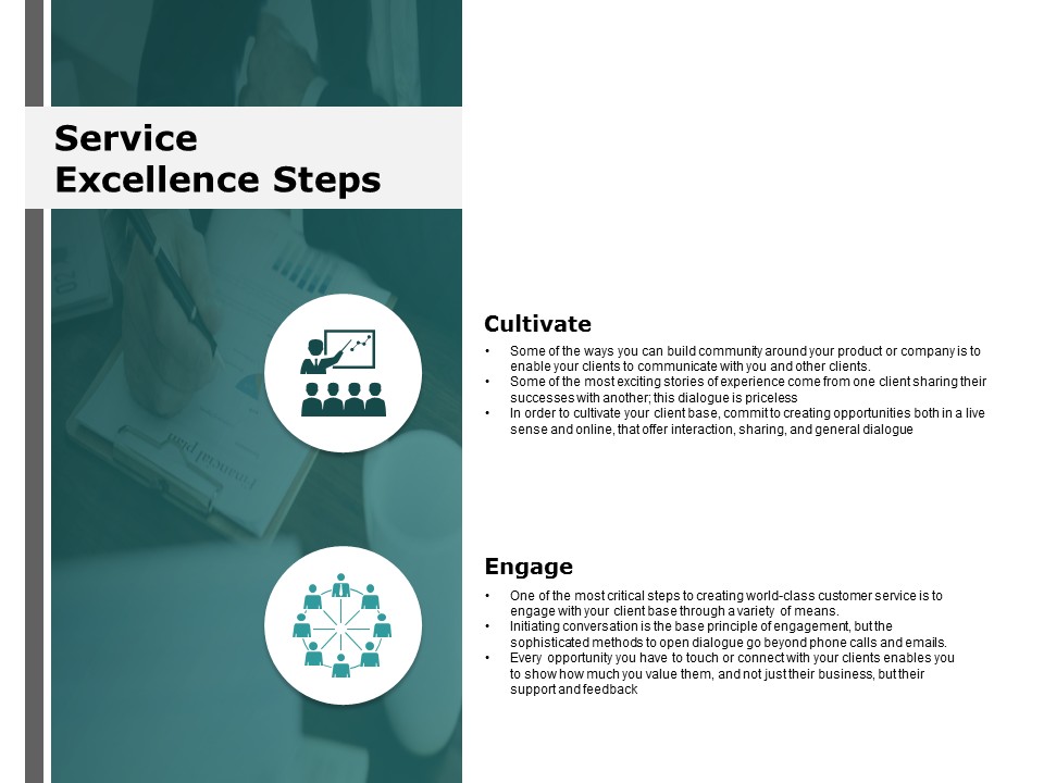 Service Excellence Steps Cultivate Ppt Powerpoint Presentation Inspiration Mockup