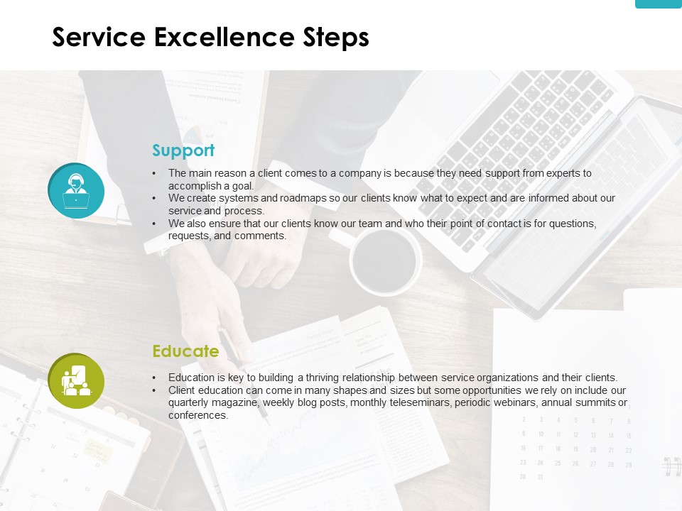 Service Excellence Steps Ppt PowerPoint Presentation Icon Example File