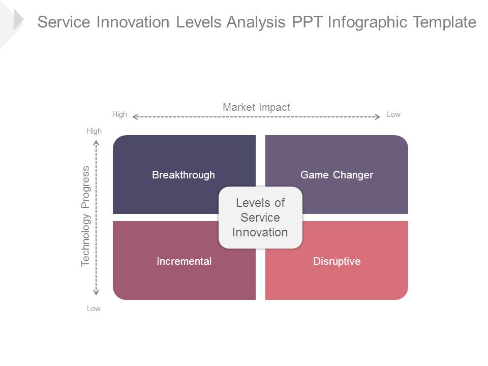 Service Innovation Levels Analysis Ppt Infographic Template