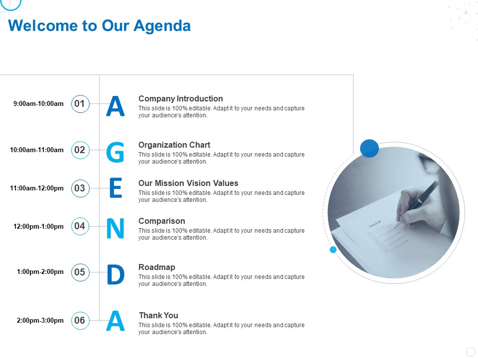 Service Strategy And Service Lifecycle Implementation Welcome To Our Agenda Ppt Inspiration Ideas PDF