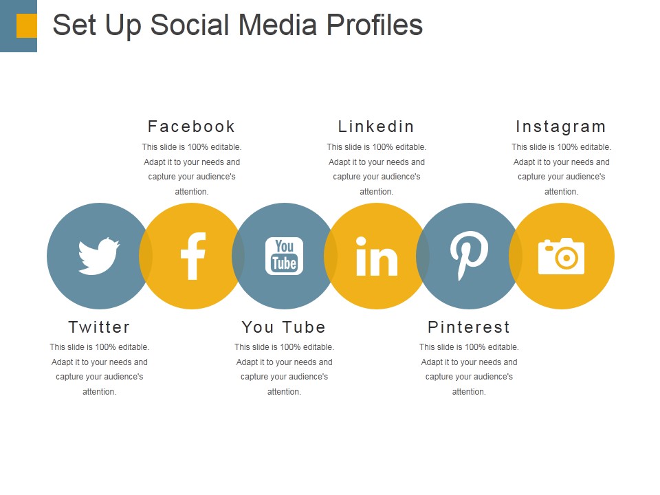 Set Up Social Media Profiles Ppt PowerPoint Presentation Show Model