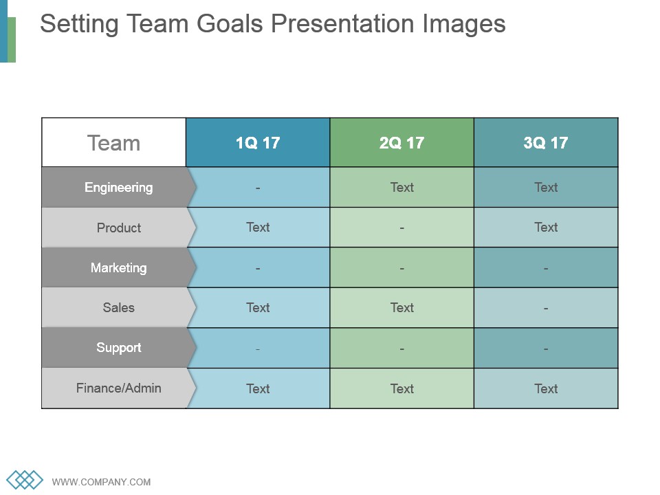 Setting Team Goals Presentation Images