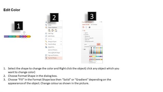 Seven Arrow Steps For Planning Powerpoint Templates