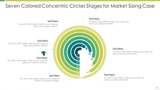 Seven Colored Concentric Circles Business Planning Ppt PowerPoint Presentation Complete Deck With Slides