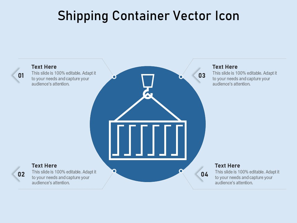 Shipping Container Vector Icon Ppt PowerPoint Presentation Gallery Vector PDF