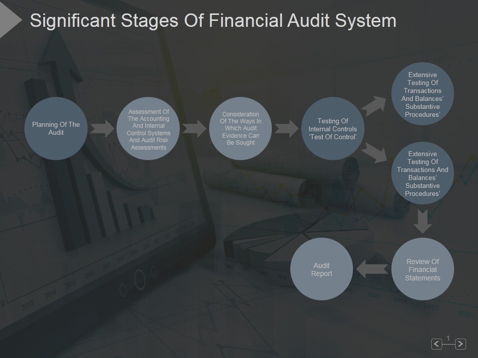 Significant Stages Of Financial Audit System Ppt PowerPoint Presentation Backgrounds
