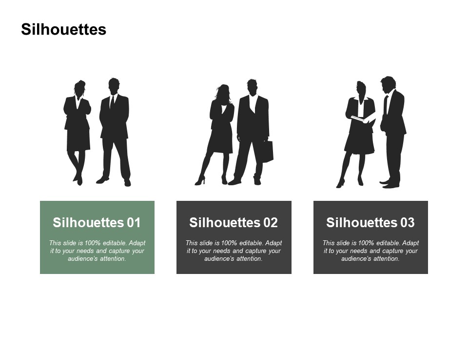 Silhouettes Formal Ppt PowerPoint Presentation Infographics Templates