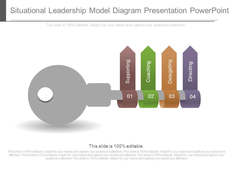 Situational Leadership Model Diagram Presentation Powerpoint