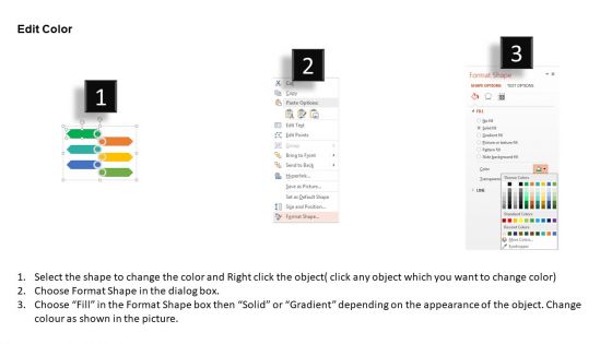 Six Options Banners For Business Process PowerPoint Template