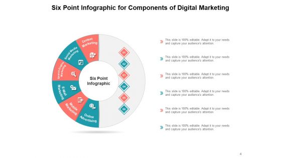 Six Stage Infographic Digital Marketing Information Ppt PowerPoint Presentation Complete Deck