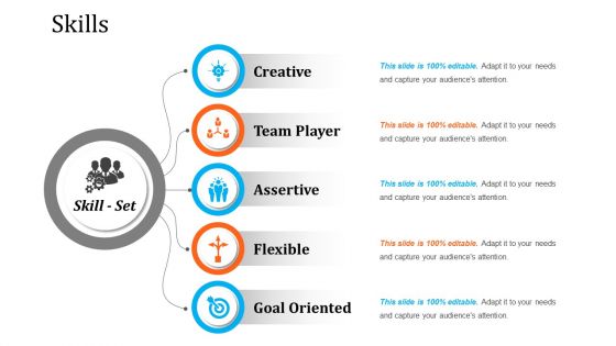Skills Free PowerPoint Slide