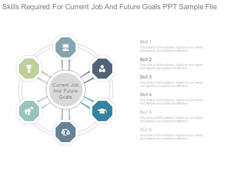 Skills Required For Current Job And Future Goals Ppt Sample File