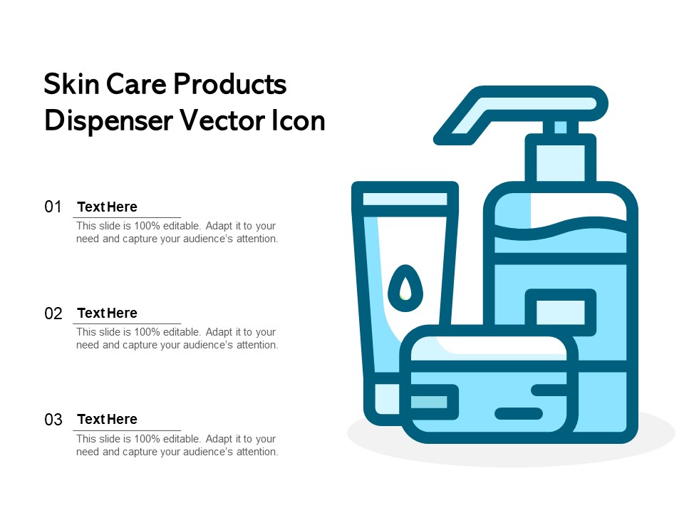 Skin Care Products Dispenser Vector Icon Ppt PowerPoint Presentation File Professional PDF