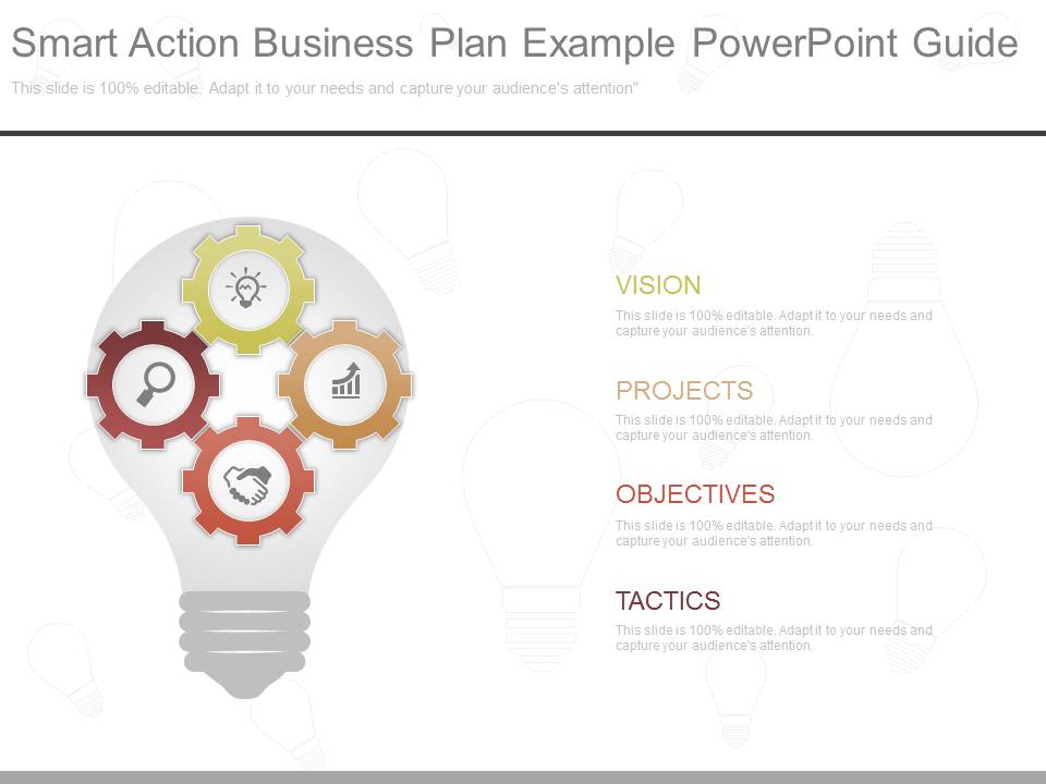 Smart Action Business Plan Example Powerpoint Guide