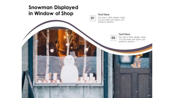 Snow Sculpture Children Building Christmas Decoration Ppt PowerPoint Presentation Complete Deck
