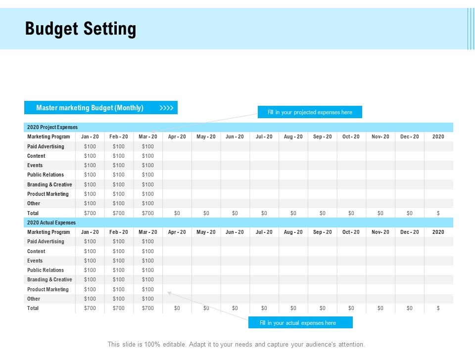 Social Media Advertisement Budget Setting Ppt Inspiration Outline PDF