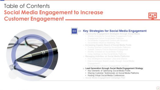 Social Media Engagement To Increase Customer Engagement Ppt PowerPoint Presentation Complete With Slides