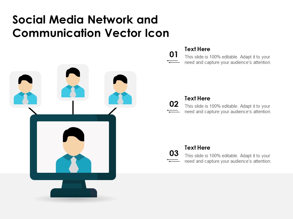 Social Media Network And Communication Vector Icon Ppt PowerPoint Presentation Gallery Slideshow PDF