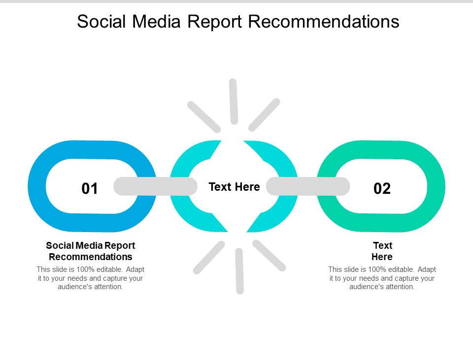 Social Media Report Recommendations Ppt PowerPoint Presentation Slides Display Cpb