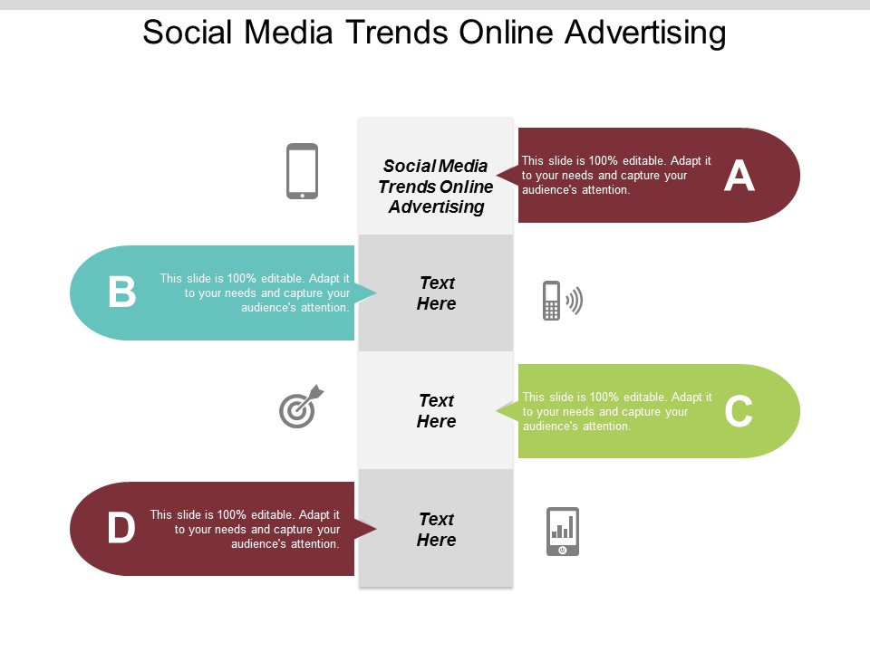 Social Media Trends Online Advertising Ppt PowerPoint Presentation File Graphics Tutorials Cpb