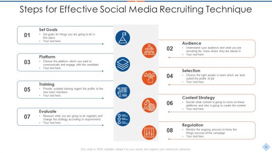 Social Recruiting Technique Ppt PowerPoint Presentation Complete Deck With Slides