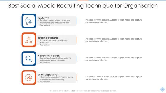 Social Recruiting Technique Ppt PowerPoint Presentation Complete Deck With Slides