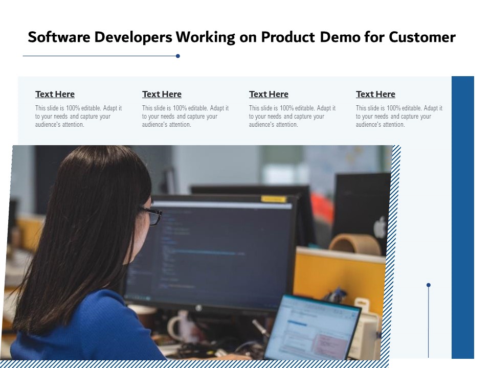 Software Developers Working On Product Demo For Customer Ppt PowerPoint Presentation Gallery Templates PDF
