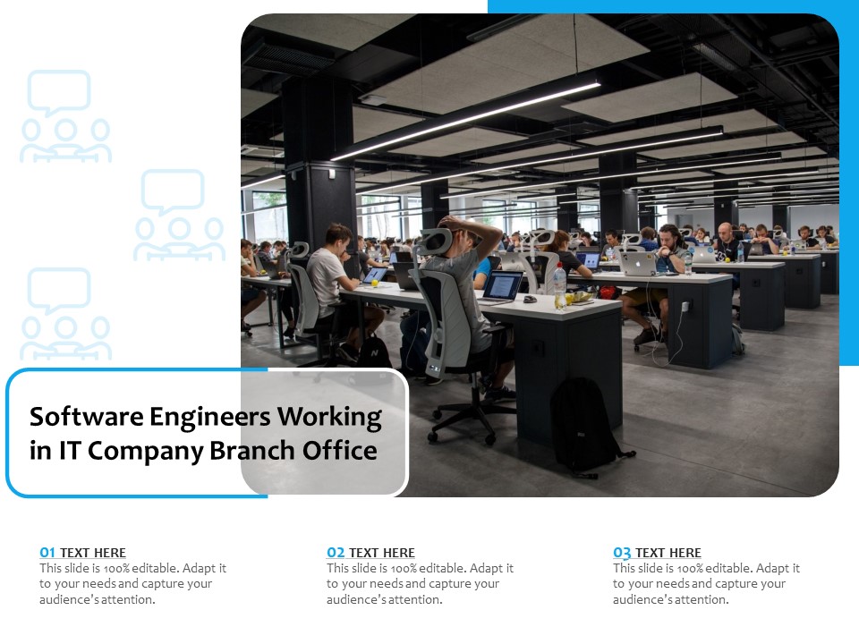 Software Engineers Working In IT Company Branch Office Ppt PowerPoint Presentation Gallery Deck PDF