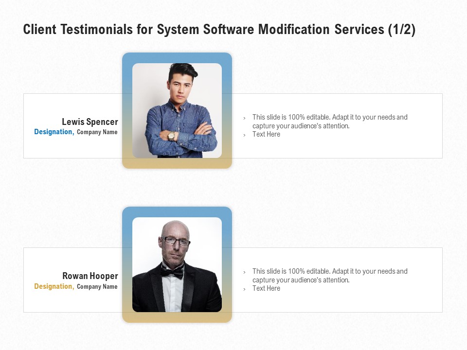 Software Maintenance Client Testimonials For System Software Modification Services Management Download PDF