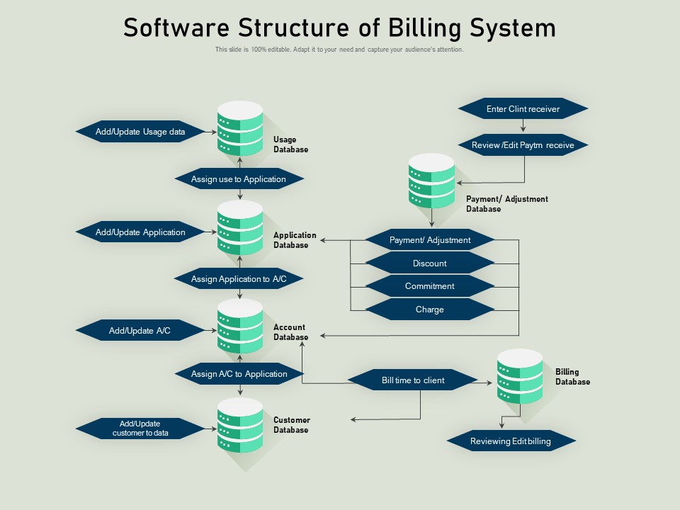 Software Structure Of Billing System Ppt PowerPoint Presentation File Elements PDF
