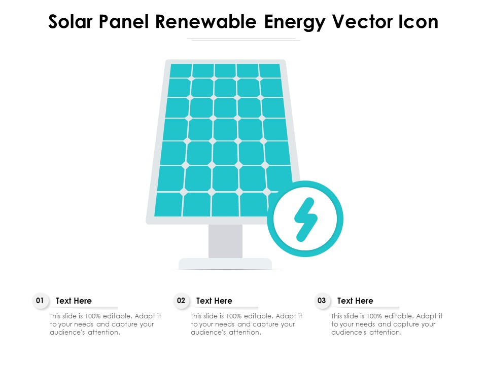 Solar Panel Renewable Energy Vector Icon Ppt PowerPoint Presentation File Grid PDF