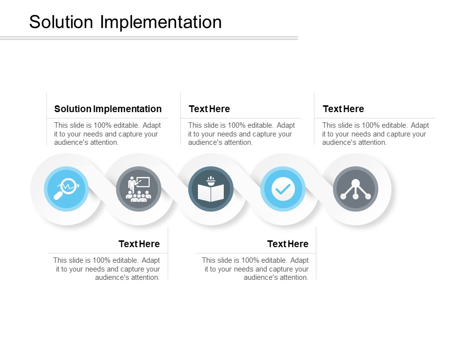Solution Implementation Ppt PowerPoint Presentation Icon Layouts Cpb