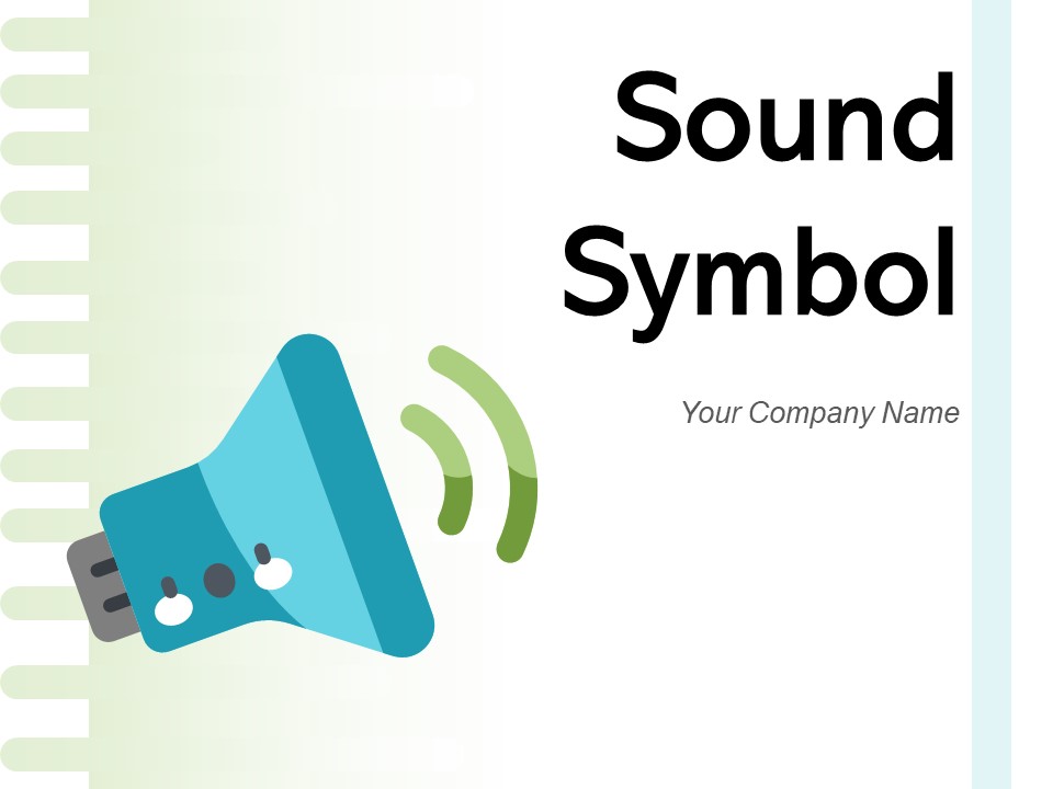Sound Symbol Bell Creating Loudspeaker Behind Icon Ppt PowerPoint Presentation Complete Deck