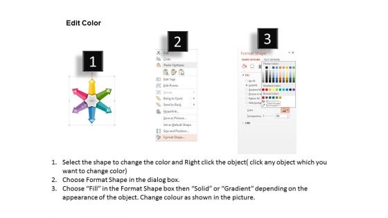 Star Arrows Infographic Design Powerpoint Templates