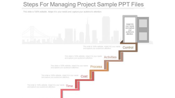 Steps For Managing Project Sample Ppt Files