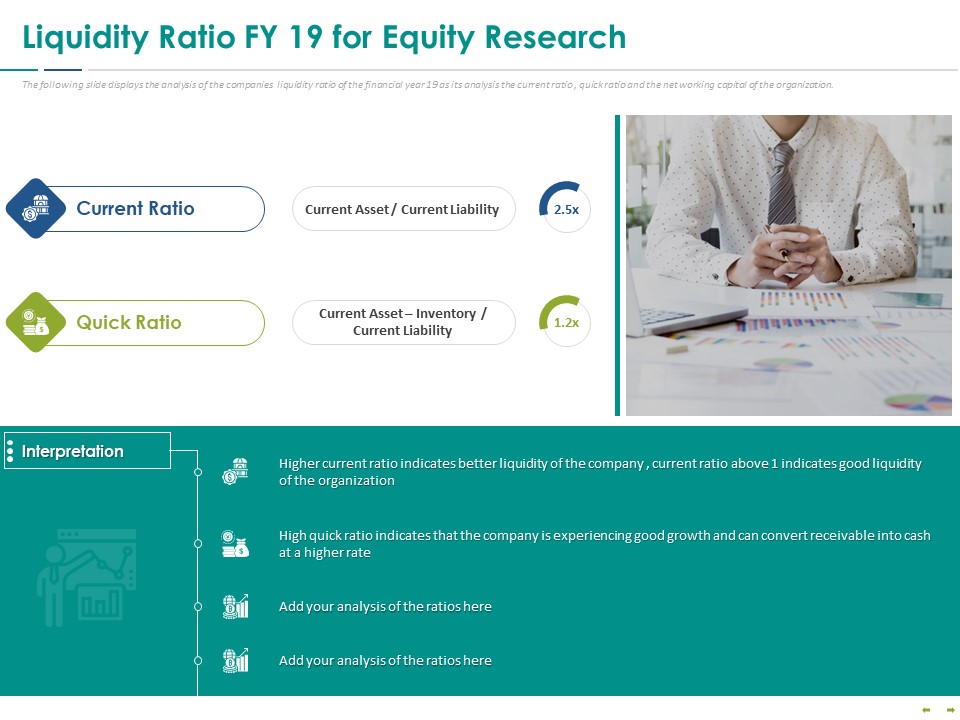 Stock Market Research Report Liquidity Ratio FY 19 For Equity Research Diagrams PDF