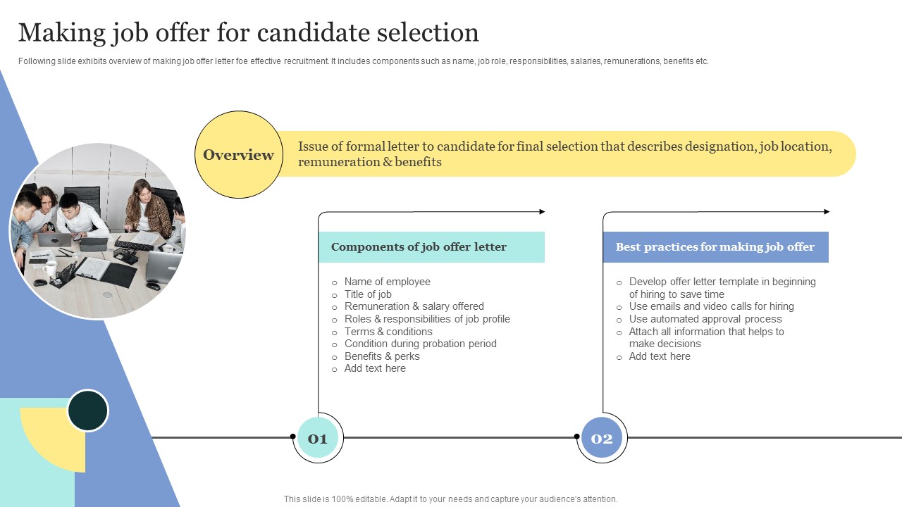 Strategic Approaches To Efficient Candidate Selection Making Job Offer For Candidate Selection Inspiration PDF