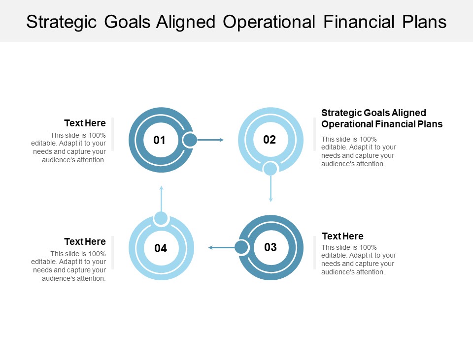 Strategic Goals Aligned Operational Financial Plans Ppt PowerPoint Presentation Portfolio Show Cpb