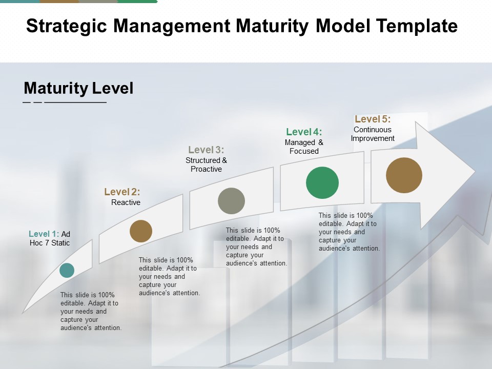 Strategic Management Maturity Model Template Ppt PowerPoint Presentation Infographic Template Guidelines