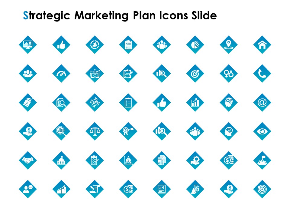 Strategic Marketing Plan Strategic Marketing Plan Icons Slide Ppt PowerPoint Presentation Ideas Example Topics PDF