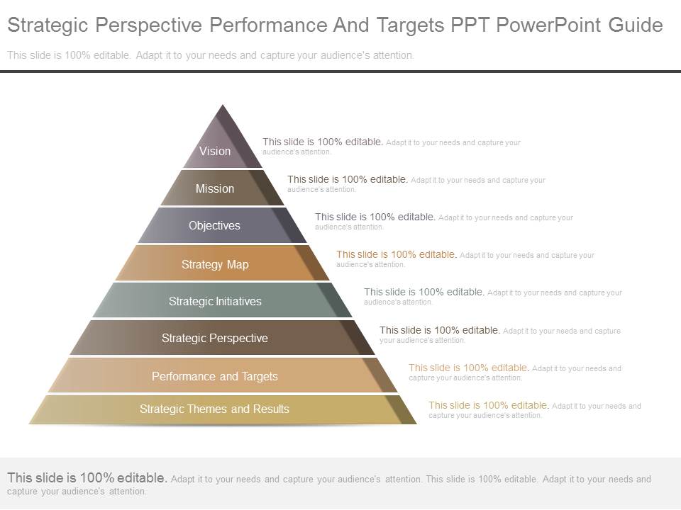 Strategic Perspective Performance And Targets Ppt Powerpoint Guide