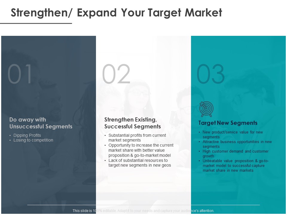 Strategic Plan For Companys Development Strengthen Expand Your Target Market Ppt PowerPoint Presentation Infographics Background