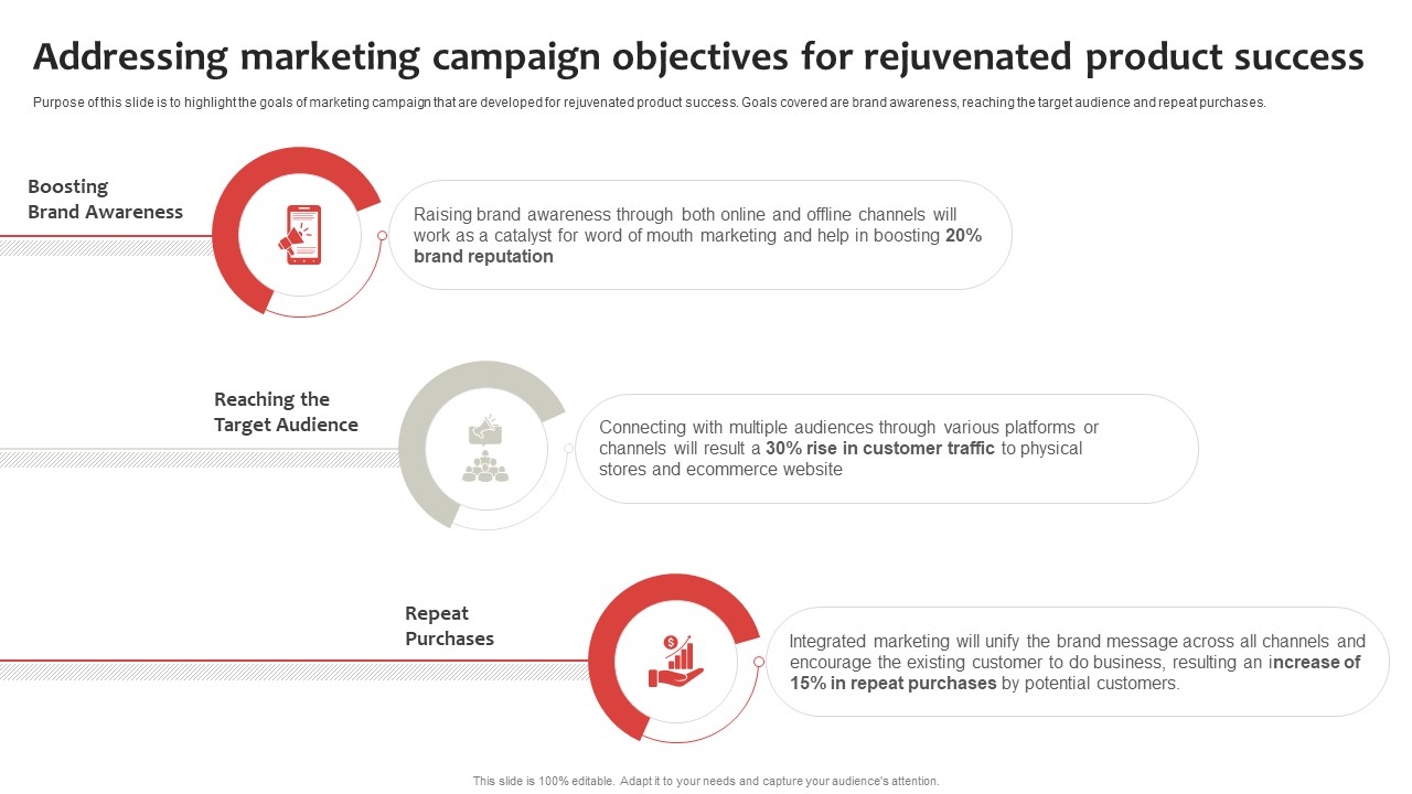 Strategic Plan To Establish And Promote Brand Awareness Addressing Marketing Campaign Objectives Download PDF