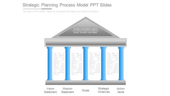 Strategic Planning Process Model Ppt Slides